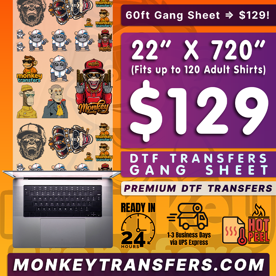 DTF Transfers Gang Sheet Builder