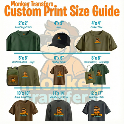 DTF Transfers by Size