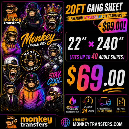 DTF Transfers Gang Sheet Builder