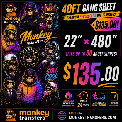 DTF Transfers Gang Sheet Builder