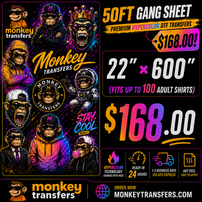 DTF Transfers Gang Sheet Builder