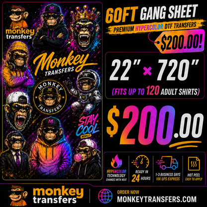 DTF Transfers Gang Sheet Builder