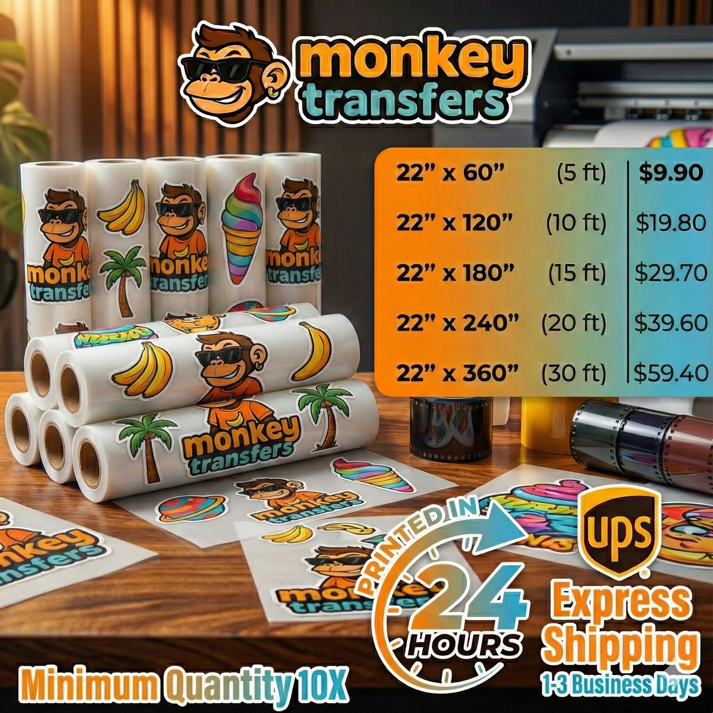 Order in Bulk – Only $2/ft