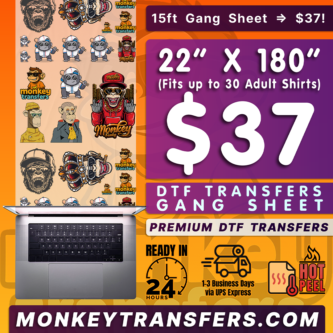 DTF Transfers Gang Sheet Builder