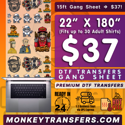 DTF Transfers Gang Sheet Builder