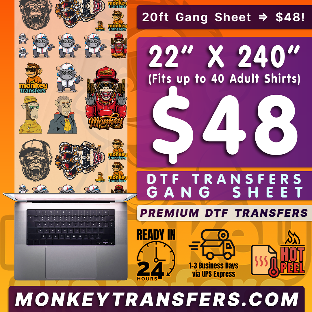 DTF Transfers Gang Sheet Builder