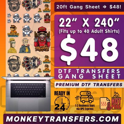 DTF Transfers Gang Sheet Builder