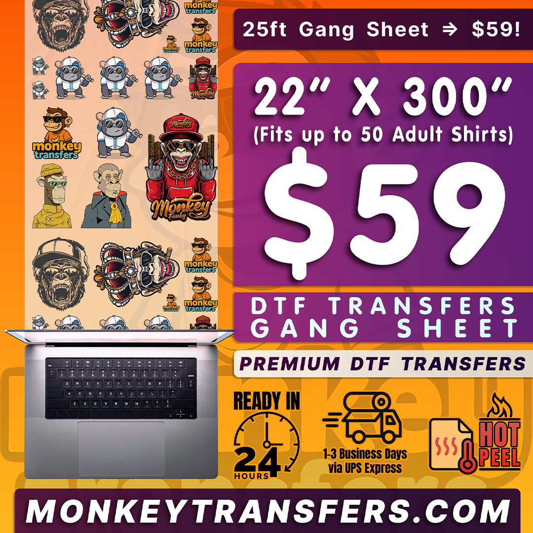 DTF Transfers Gang Sheet Builder