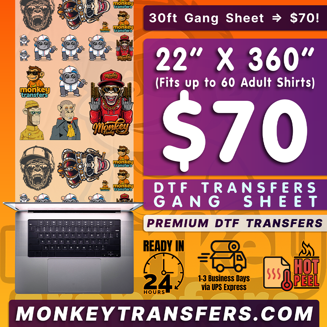 DTF Transfers Gang Sheet Builder