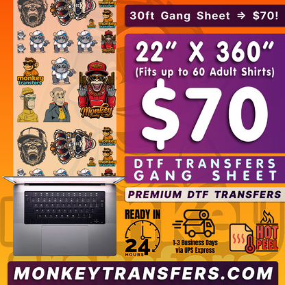 DTF Transfers Gang Sheet Builder