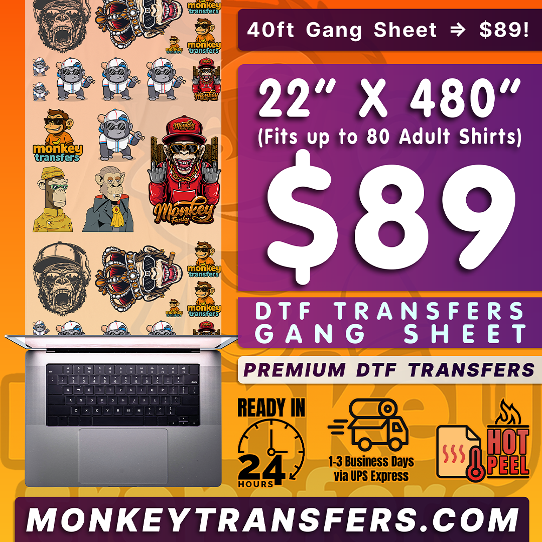 DTF Transfers Gang Sheet Builder
