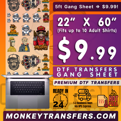 DTF Transfers Gang Sheet Builder