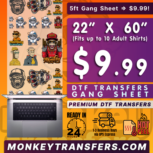 DTF Transfers Gang Sheet Builder