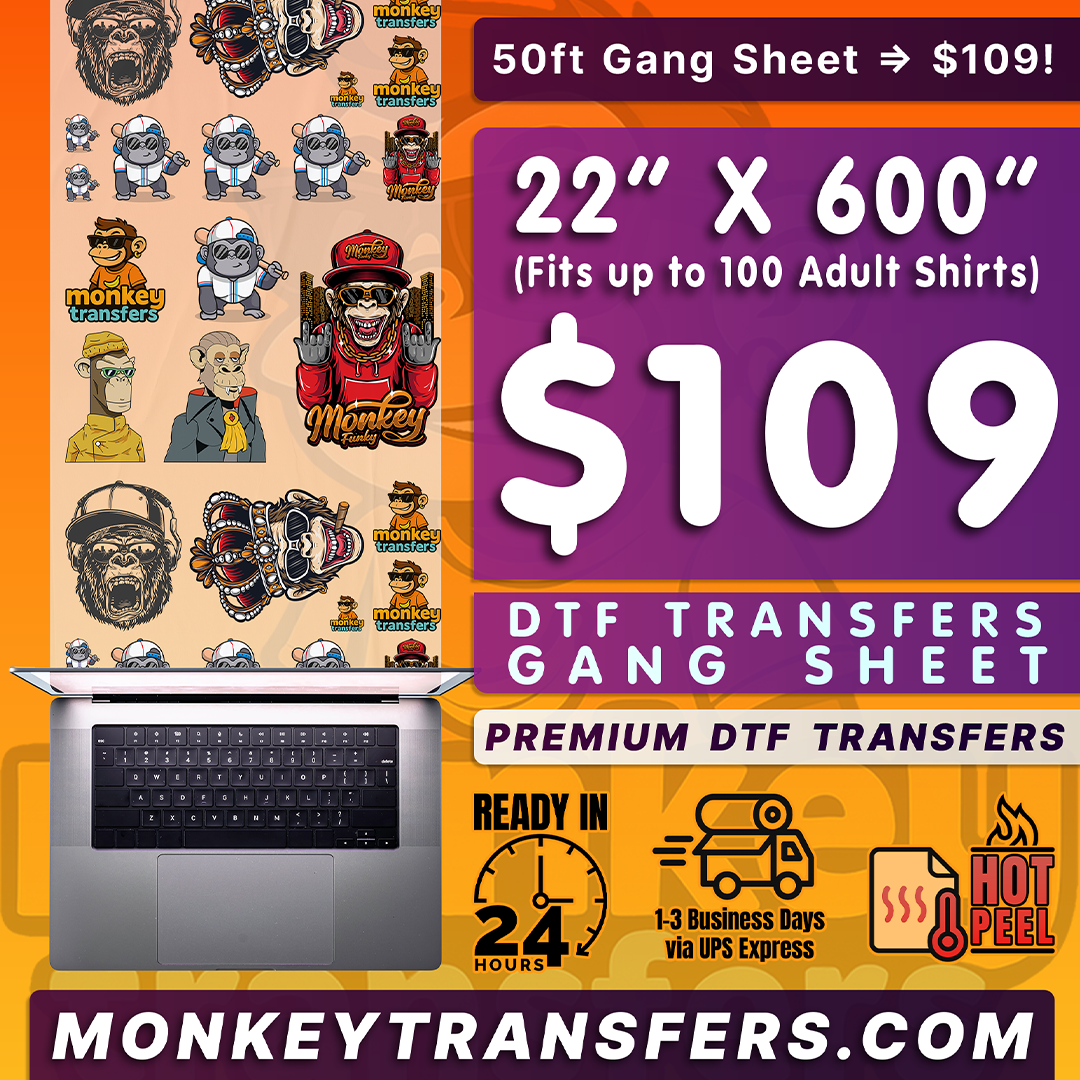 DTF Transfers Gang Sheet Builder