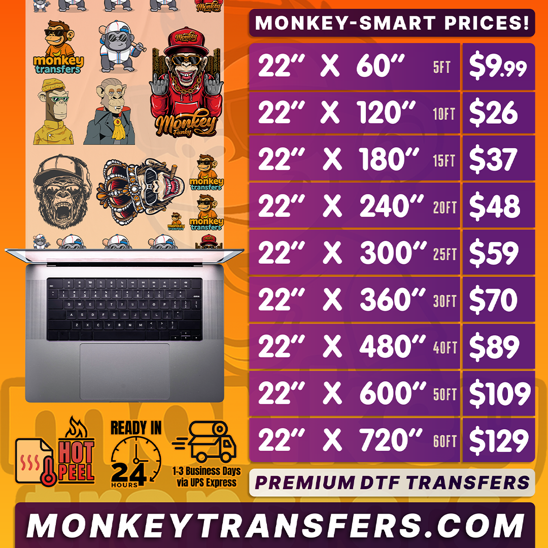 DTF Transfers Gang Sheet Builder
