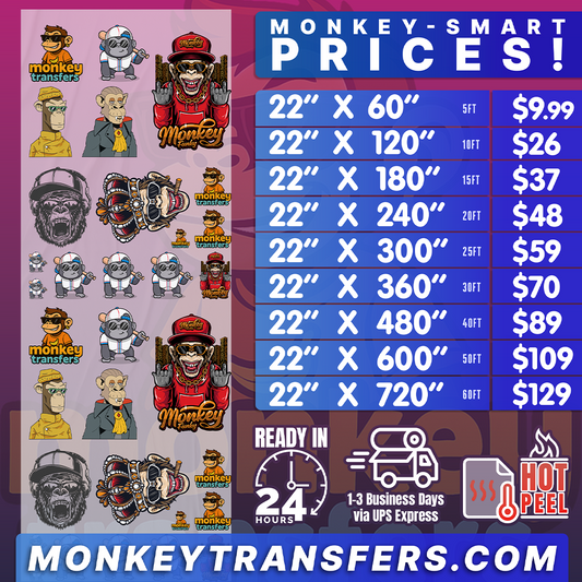 DTF Transfers Upload Gang Sheets