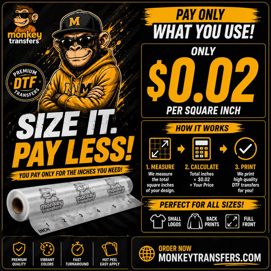 DTF Transfers by Size