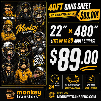 DTF Transfers Gang Sheet Builder