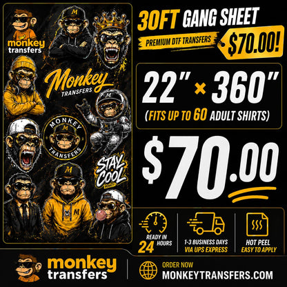 DTF Transfers Gang Sheet Builder
